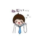 セーラー服おんなのこスタンプ（個別スタンプ：20）