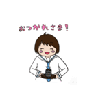 セーラー服おんなのこスタンプ（個別スタンプ：25）