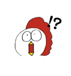 鳥人間とこども（個別スタンプ：6）