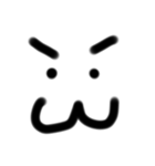 顔文字 ゆるゆる（個別スタンプ：2）