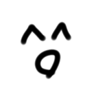 顔文字 ゆるゆる（個別スタンプ：3）