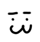 顔文字 ゆるゆる（個別スタンプ：4）