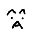 顔文字 ゆるゆる（個別スタンプ：6）