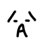 顔文字 ゆるゆる（個別スタンプ：7）