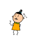 出っ歯ちゃん(すこーし歯が出てる女の子)（個別スタンプ：4）