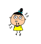 出っ歯ちゃん(すこーし歯が出てる女の子)（個別スタンプ：8）