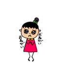 出っ歯ちゃん(すこーし歯が出てる女の子)（個別スタンプ：10）