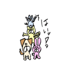 短足アニマル カラー版（個別スタンプ：8）