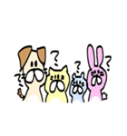 短足アニマル カラー版（個別スタンプ：14）