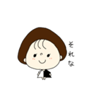表情筋ガール（個別スタンプ：1）