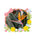 お花で遊ぼう2（個別スタンプ：1）
