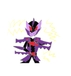 オリジナル ヒーローとモンスター（個別スタンプ：1）