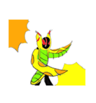 オリジナル ヒーローとモンスター（個別スタンプ：2）