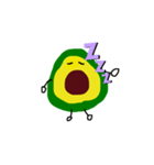 にんまりアボちゃん（個別スタンプ：4）