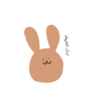 ゆるい一言うさぎ（個別スタンプ：3）