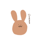 ゆるい一言うさぎ（個別スタンプ：6）