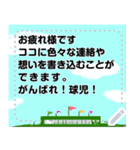 がんばれ！ベースボール メッセージ（個別スタンプ：13）