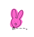 ピンクのうさぎぃ（個別スタンプ：12）