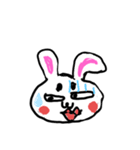 麻呂…うさぎ（個別スタンプ：3）