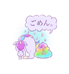 ユニコーンとうんち（個別スタンプ：8）