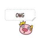 Cartoon pig message stickers JP（個別スタンプ：10）