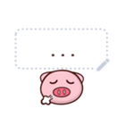 Cartoon pig message stickers JP（個別スタンプ：19）
