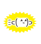鬼龍院翔 手描き顔文字スタンプ悶絶の白夜（個別スタンプ：3）