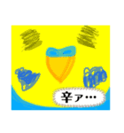 ブラシいんこ（個別スタンプ：4）