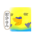 ブラシいんこ（個別スタンプ：5）