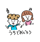 パーマくんとボブ美（個別スタンプ：3）