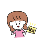 パーマくんとボブ美（個別スタンプ：11）