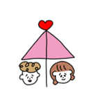 パーマくんとボブ美（個別スタンプ：19）