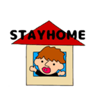 STAYHOMEでHappy（個別スタンプ：1）
