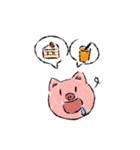 かわいいぶたしゃんスタンプ（個別スタンプ：1）