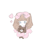 ふわふわロリータちゃん（個別スタンプ：1）