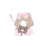 ふわふわロリータちゃん（個別スタンプ：3）