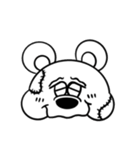 メルシークロス【モノクロ】（個別スタンプ：3）
