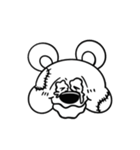 メルシークロス【モノクロ】（個別スタンプ：4）