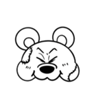 メルシークロス【モノクロ】（個別スタンプ：5）