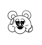 メルシークロス【モノクロ】（個別スタンプ：9）