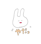 こう見えてうさぎです。（個別スタンプ：5）
