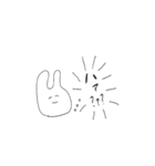 こう見えてうさぎです。（個別スタンプ：9）