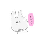 こう見えてうさぎです。（個別スタンプ：10）