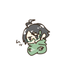 アホ毛の子（個別スタンプ：2）