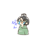 アホ毛の子（個別スタンプ：3）