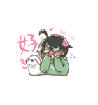 アホ毛の子（個別スタンプ：15）