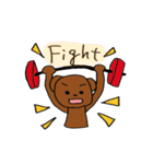 筋トレくまちゃん（個別スタンプ：34）