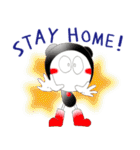 ボアッドくんのSTAY HOMEバージョン（個別スタンプ：37）