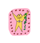 謎の猫 にゃしバ（個別スタンプ：3）