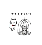 赤いリボンのにゃんこ。（個別スタンプ：30）